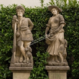 R102 Hunter and Huntress Statues