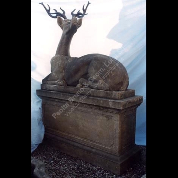 005 Deer Stone Statue