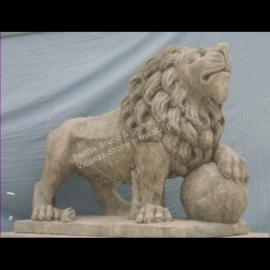 401 Lion with Sphere