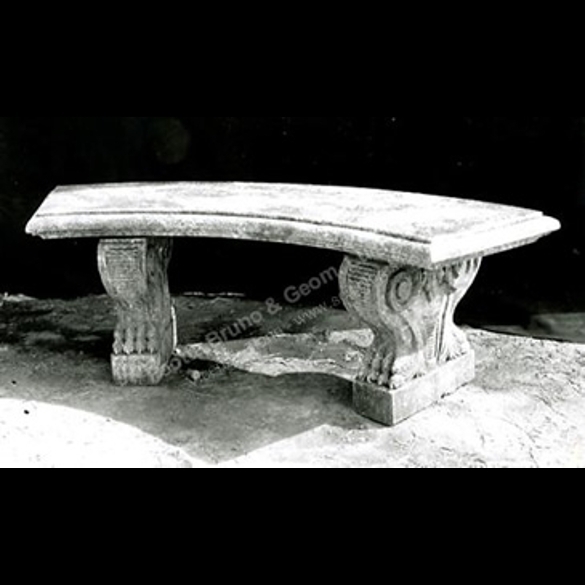 045 Bench with Lion Base