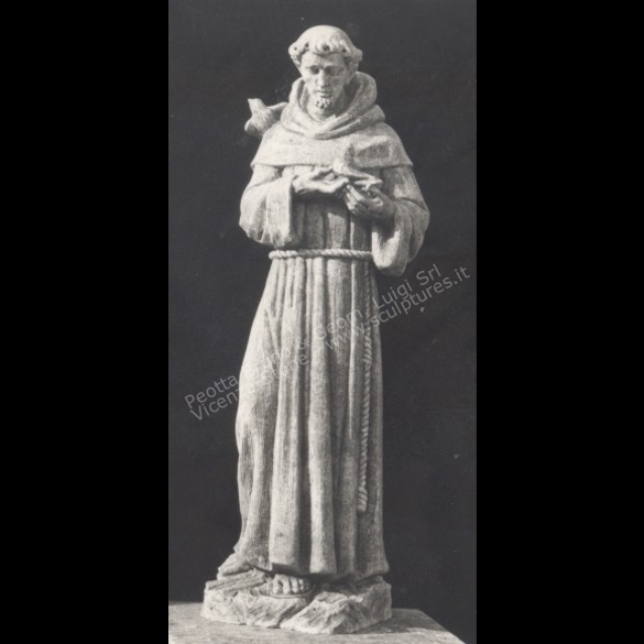 Peotta Bruno St Francis Statue St Francis Stone Sculpture For